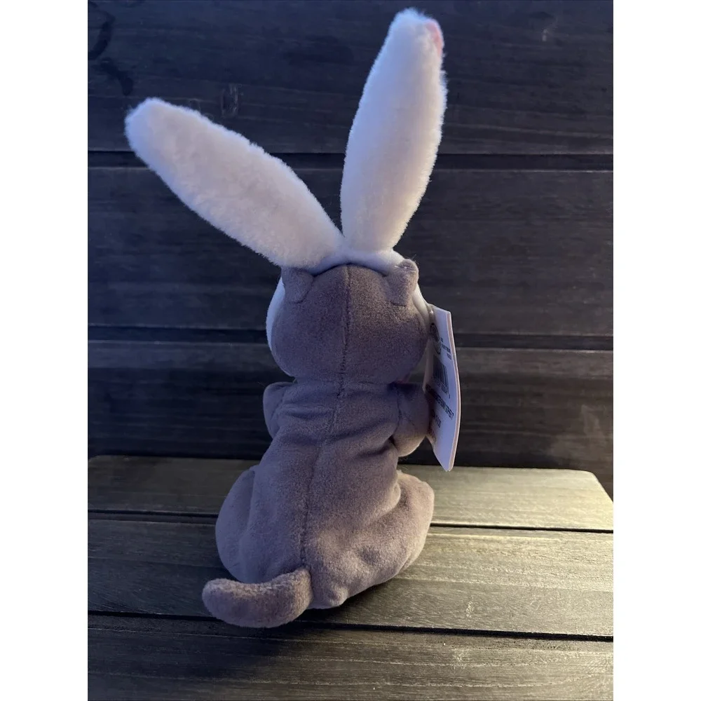 Disney Store Winnie the Pooh Easter Bunny Gopher 7 Inch Mini Bean Bag Plush NWT